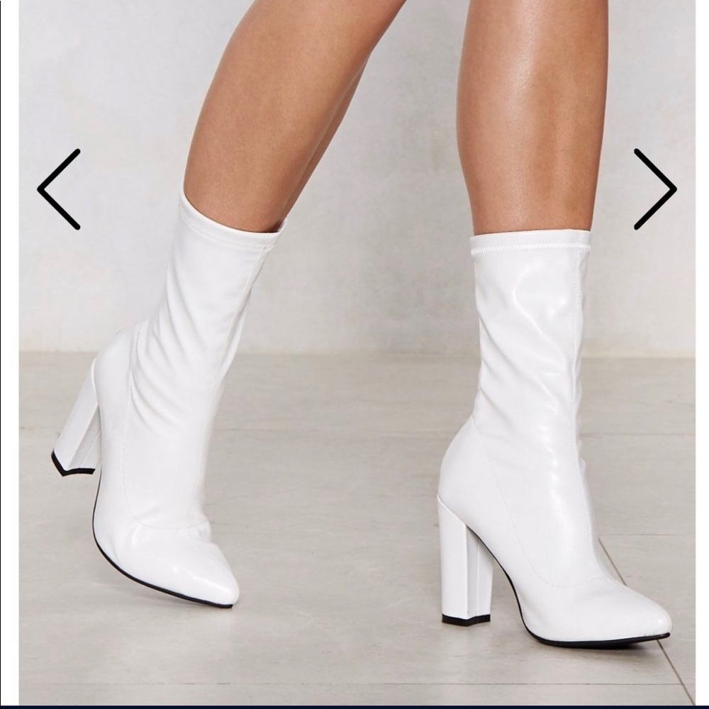 White Boots (please read description)